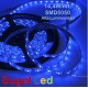 Tira LED 5 mts Flexible 72W 300 Led SMD 5050 IP20 Azul Alta Luminosidad